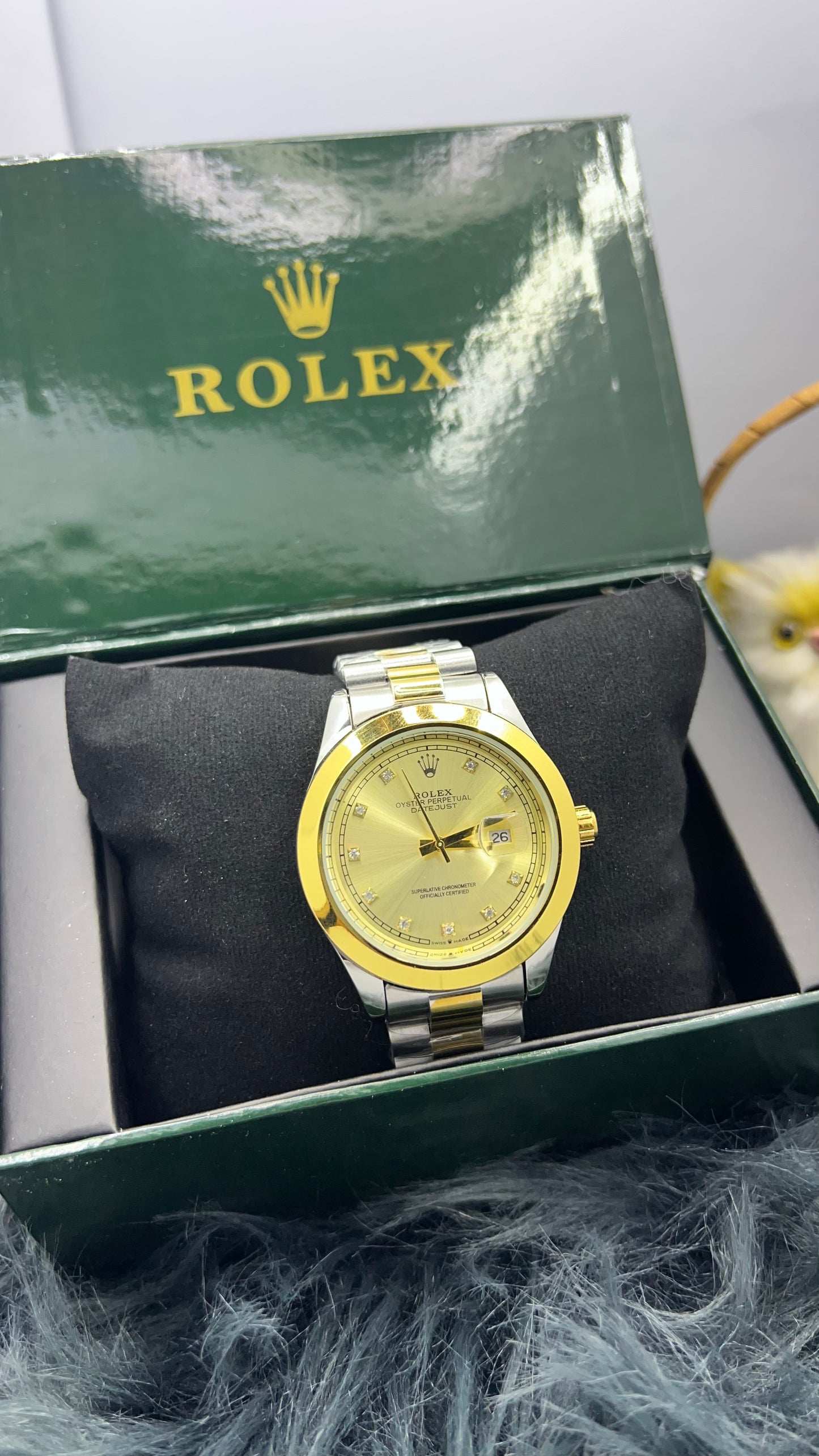Men’s Two-Tone Stainless Steel Rolex A+ Quality – R.R Timepieces