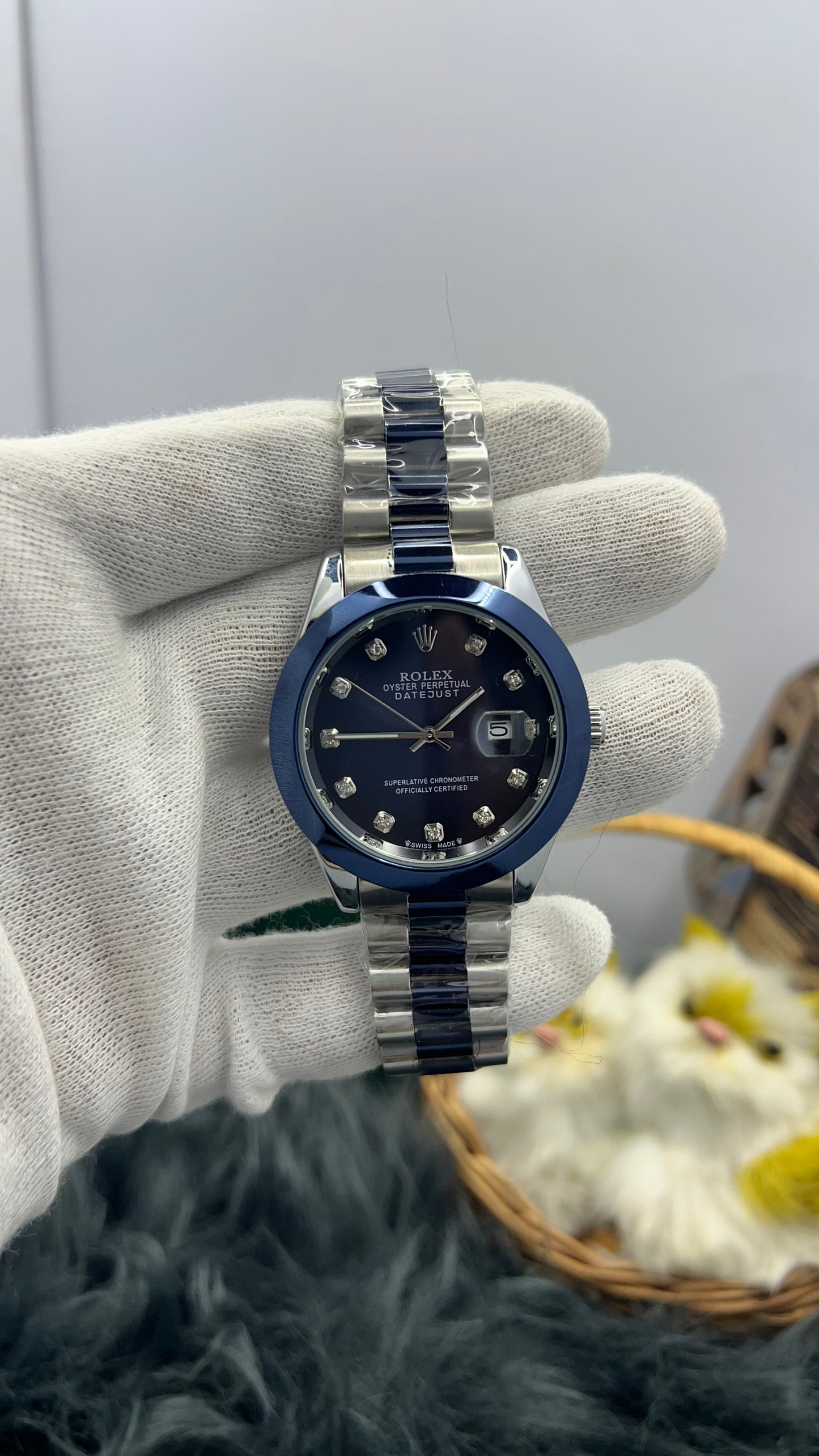 Men’s Two-Tone Stainless Steel Rolex A+ Quality – R.R Timepieces