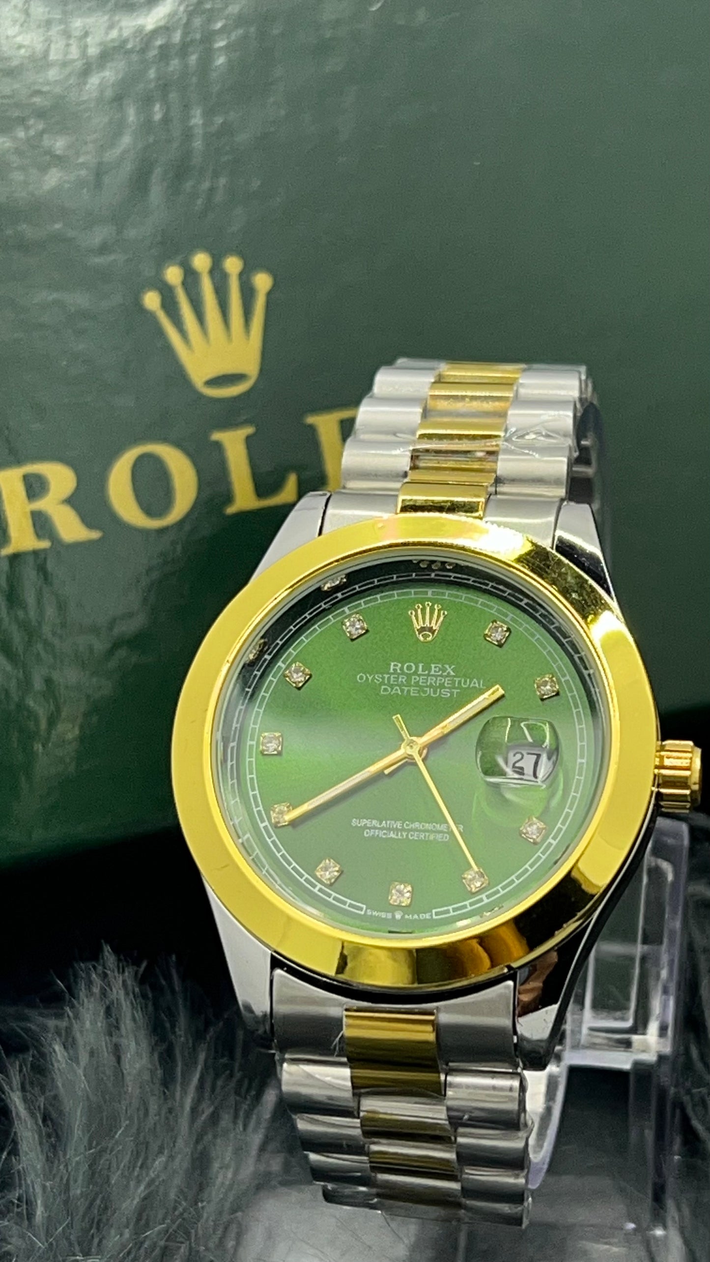 Men’s Two-Tone Stainless Steel Rolex A+ Quality – R.R Timepieces