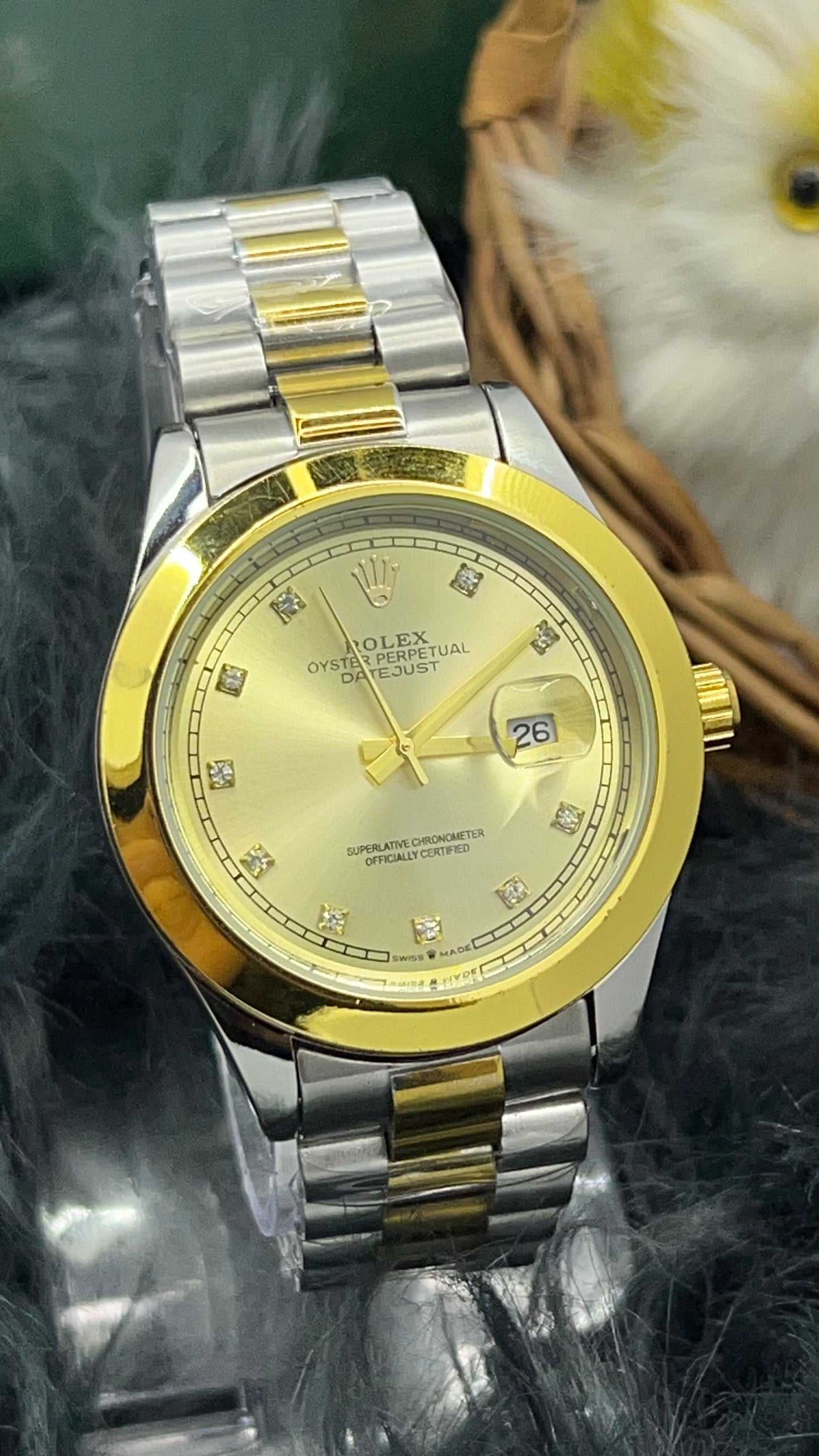 Men’s Two-Tone Stainless Steel Rolex A+ Quality – R.R Timepieces